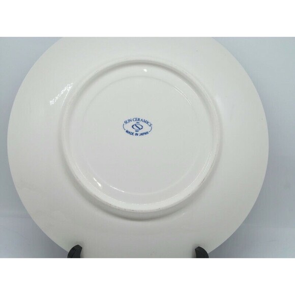 Sun Ceramics Koi Fish Round Platter 12.5" Blue Lotus Flower  Excellent - Picture 10 of 12